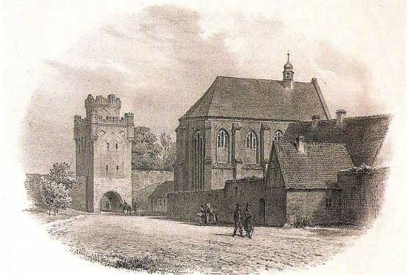 Lithografie Kloster