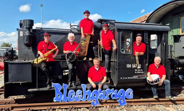 Band "Blechgarage" Seehausen Werbebild Blechgarage 1