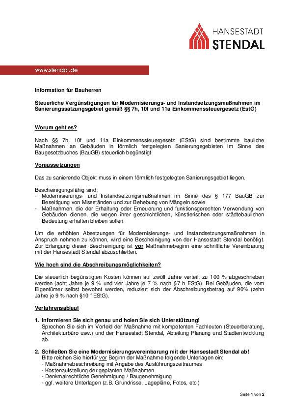 informationen f r bauherren stand 2024
