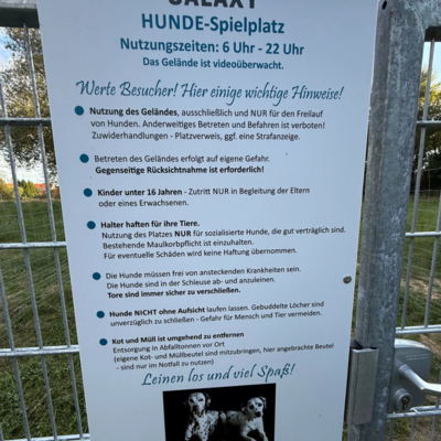 Hundespielplatz Galaxy
