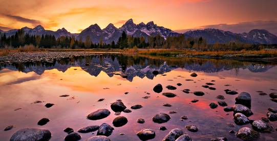grand teton sunset Beispielbilder